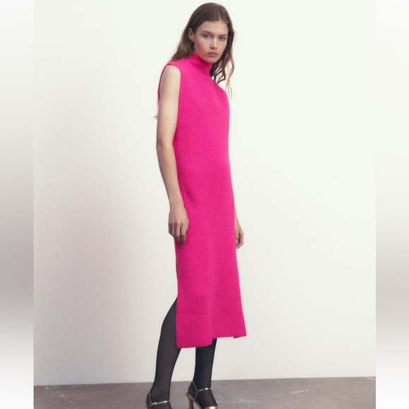 Zara Dresses & Skirts - ZARA SLEEVELESS KNIT DRESS
